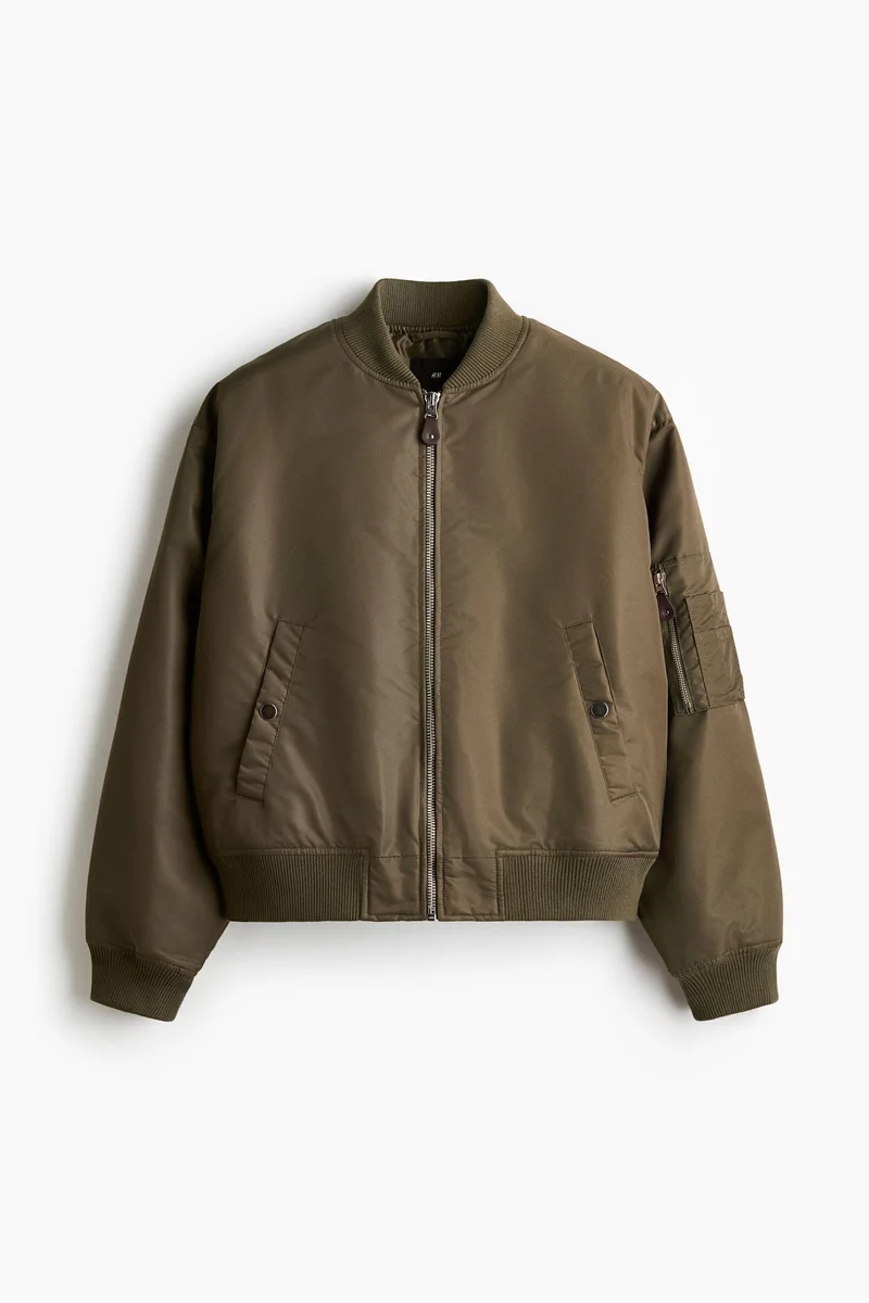 H&M  Padded nylon bomber jacket for Men | Best Price UAE